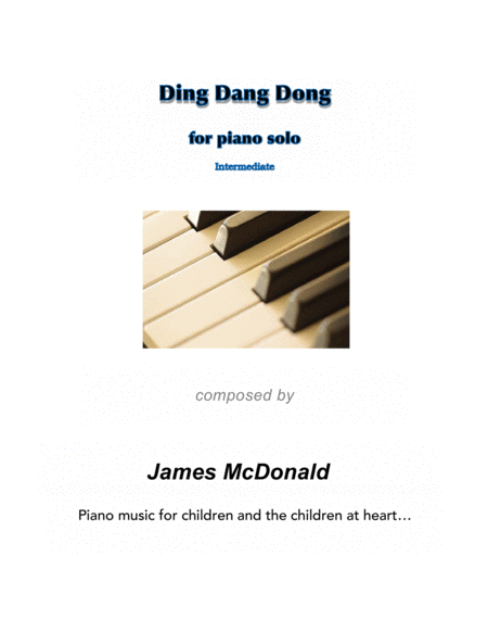 Free Sheet Music Ding Dang Dong