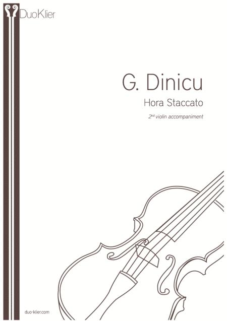 Free Sheet Music Dinicu Hora Staccato 2nd Violin Accompaniment