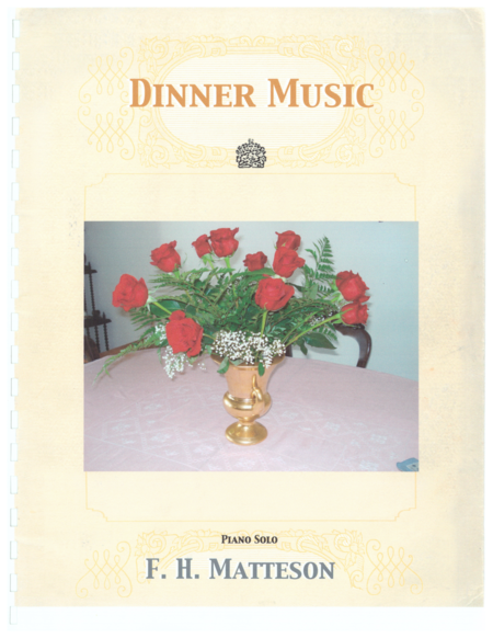 Free Sheet Music Dinner Music