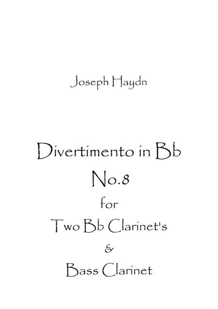 Free Sheet Music Divertimento In Bb