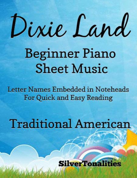 Free Sheet Music Dixie Land Beginner Piano Sheet Music