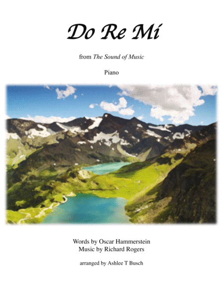 Free Sheet Music Do Re Mi For Piano