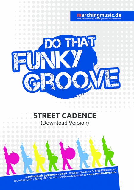 Free Sheet Music Do That Funky Groove Street Cadence