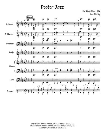 Doctor Jazz Sheet Music