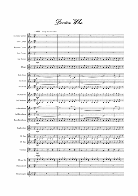 Doctor Who Theme Sheet Music