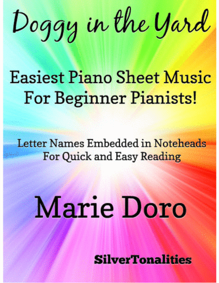 Free Sheet Music Doggy In The Yard Easiest Piano Sheet Music For Beginner Pianists