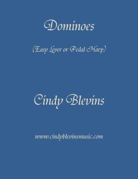 Dominoes Easy An Original Solo For Lever Or Pedal Harp From My Harp Book Easy Modeulations Sheet Music