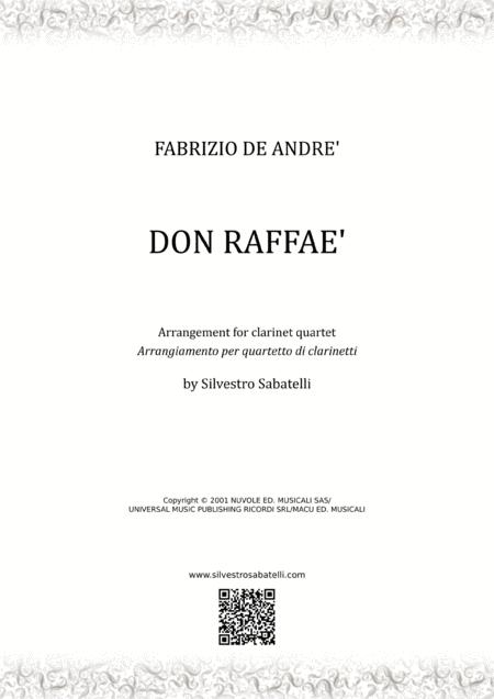 Free Sheet Music Don Raffa De Andr