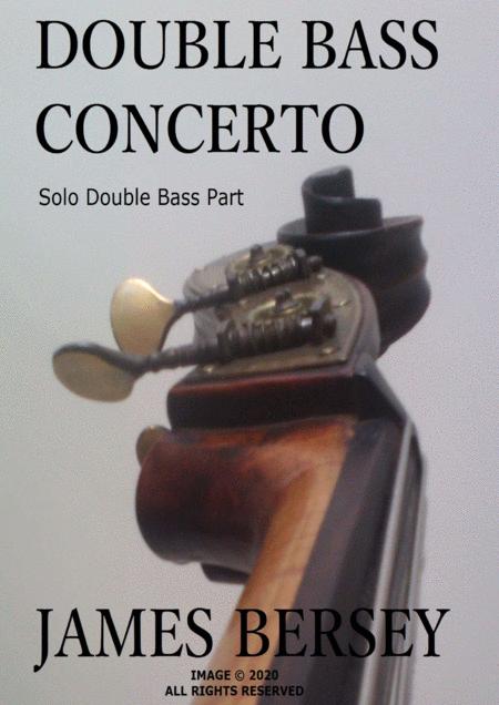 Double Bass Concerto Solo Double Bass Piano Version Sheet Music