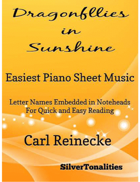 Dragonflies In Sunshine Easiest Piano Sheet Music Sheet Music