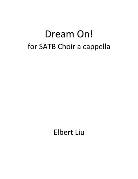 Dream On For Satb Choir A Cappella Sheet Music