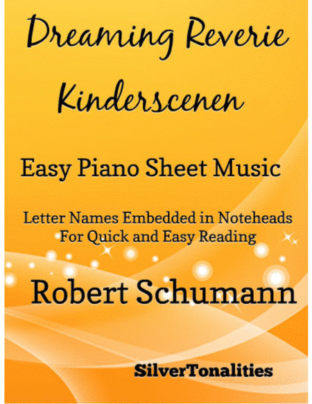 Dreaming Reverie Kinderscenen Easy Piano Sheet Music Sheet Music