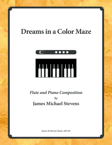 Dreams In A Color Maze Flute Piano Sheet Music