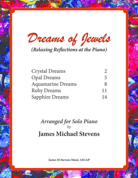 Dreams Of Jewels Relaxing Piano Reflections Sheet Music