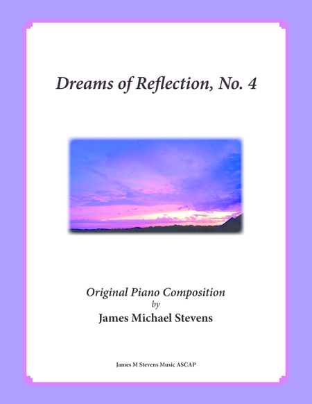 Free Sheet Music Dreams Of Reflection No 4