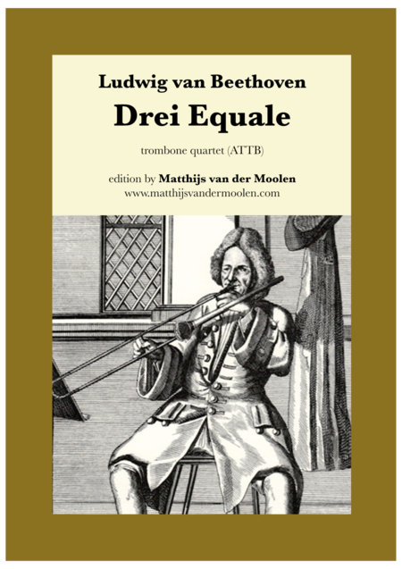 Free Sheet Music Drei Equale Three Equali Trombone Quartet