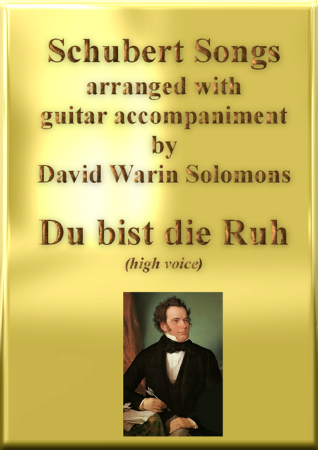 Du Bist Die Ruh High Voice And Guitar Sheet Music