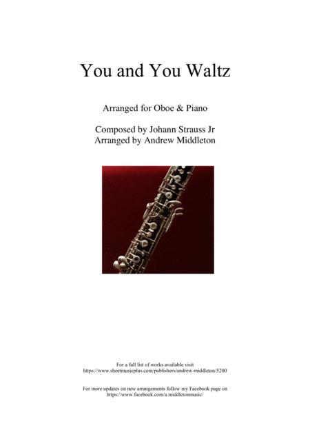 Free Sheet Music Du Und Du Waltz Arranged For Oboe Piano