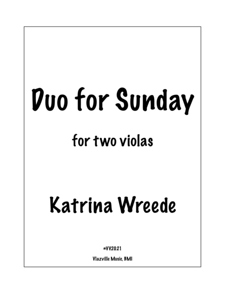 Duo For Sunday Sheet Music