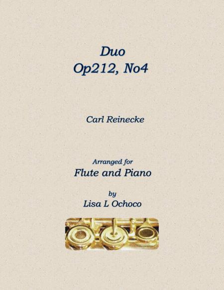 Free Sheet Music Duo Op212 No4 For Flute And Piano