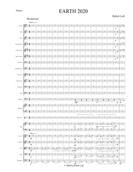 Free Sheet Music Earth 2020 Conductor Score