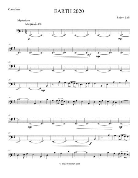 Earth 2020 Contrabass Sheet Music