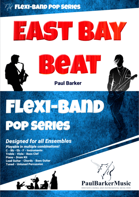 East Bay Beat Flexi Band Score Parts Sheet Music