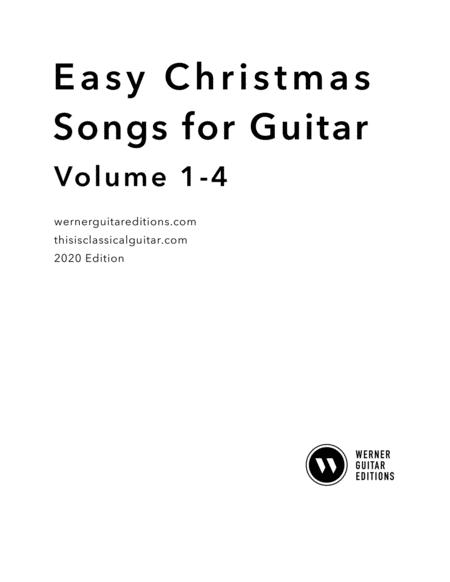 Free Sheet Music Easy Christmas Songs For Guitar Volumes 1 4