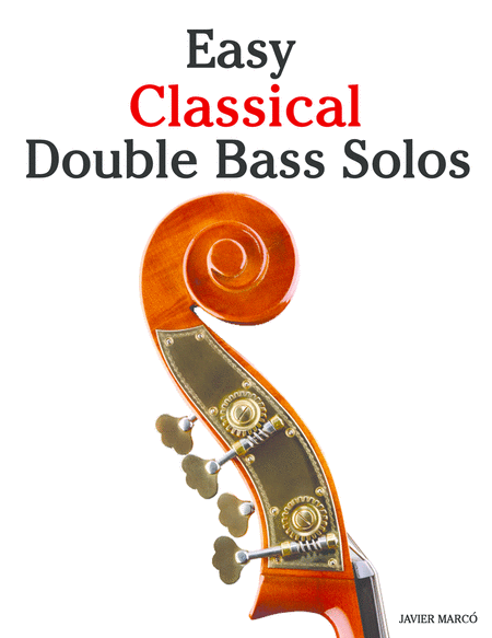 Easy Classical Double Bass Solos Sheet Music