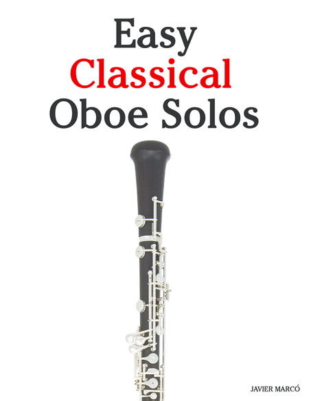 Easy Classical Oboe Solos Sheet Music