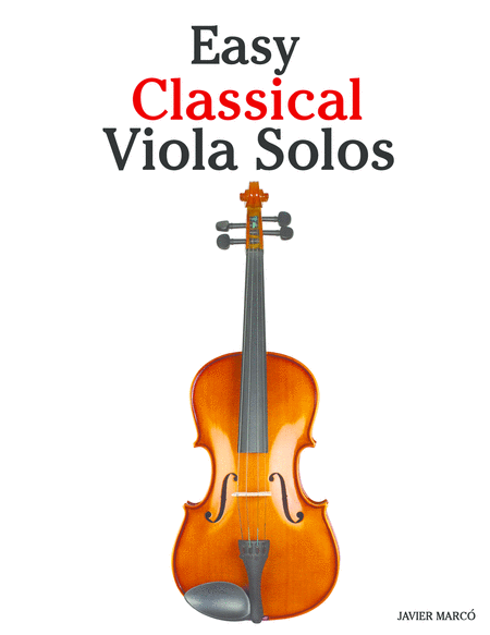 Easy Classical Viola Solos Sheet Music