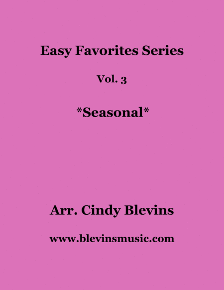 Easy Favorites Vol 3 Seasonal For Harp Sheet Music