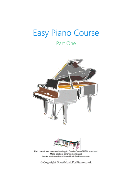 Free Sheet Music Easy Piano Course Book One For Kids