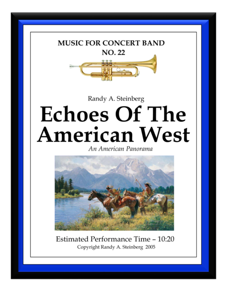 Free Sheet Music Echoes Of The American West