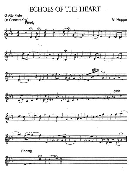 Free Sheet Music Echoes Of The Heart