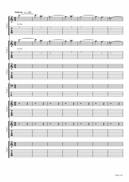 Free Sheet Music Echoes To Infinity