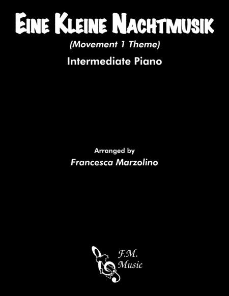 Free Sheet Music Eine Kleine Nachtmusik Intermediate Piano