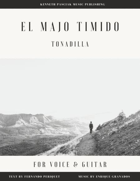 El Majo Timido For Voice And Guitar Sheet Music