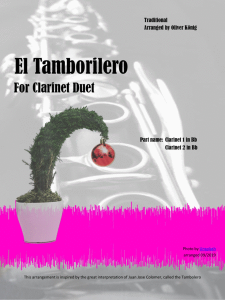 El Tamborilero Para 2 Clarinetes Sheet Music