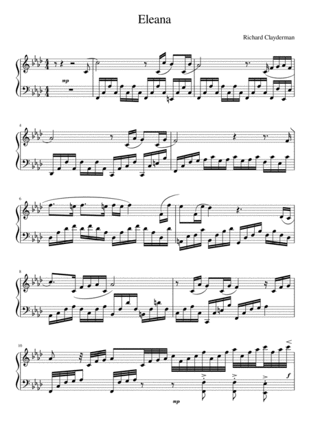 Eleana Sheet Music