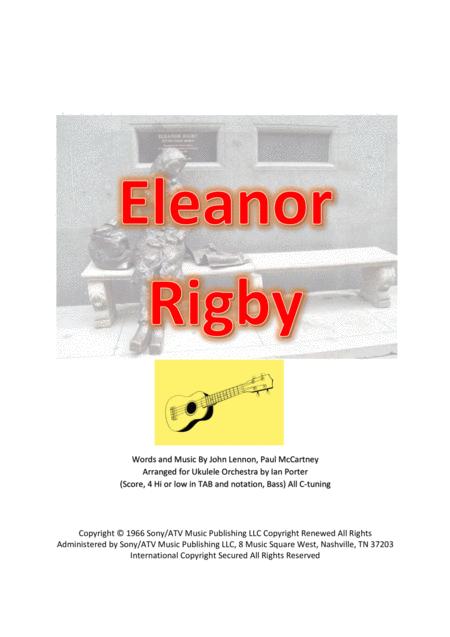 Eleanor Rigby Ukulele Ensemble Sheet Music