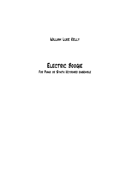 Electric Boogie Sheet Music