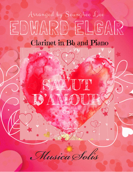 Free Sheet Music Elgar Salut D Amour Op 12 For Clarinet And Piano