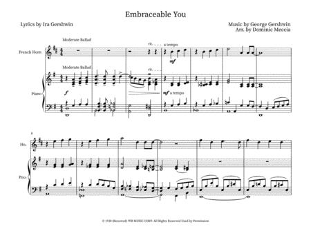 Free Sheet Music Embraceable You French Horn And Piano