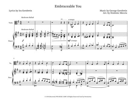 Embraceable You Viola And Piano Sheet Music