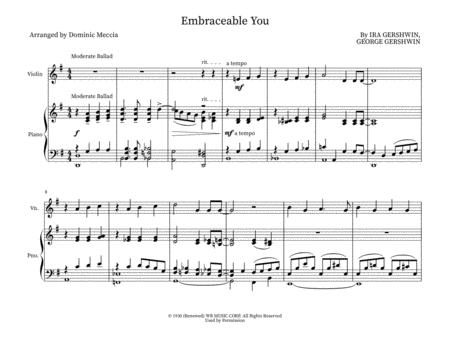 Embraceable You Violin And Piano Sheet Music