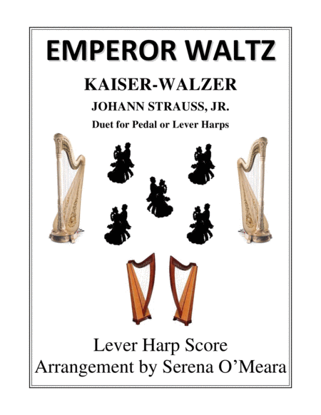 Emperor Waltz Lever Harp Score Parts Sheet Music