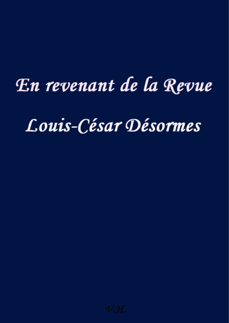 En Revenant De La Revue Sheet Music