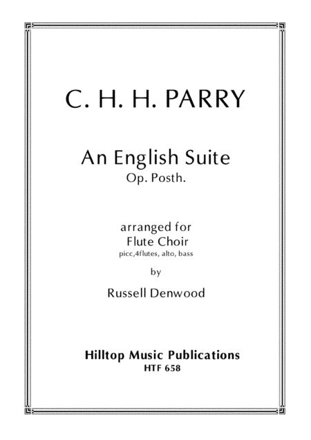 English Suite Arr Flute Choir Sheet Music