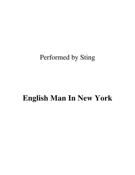 Free Sheet Music Englishman In New York Lead Sheet By Sting